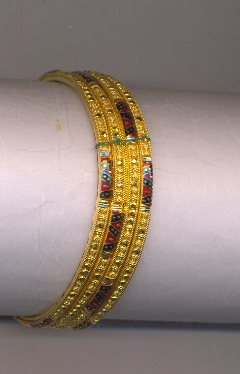 GOLD BANGLE PLAIN FANCY