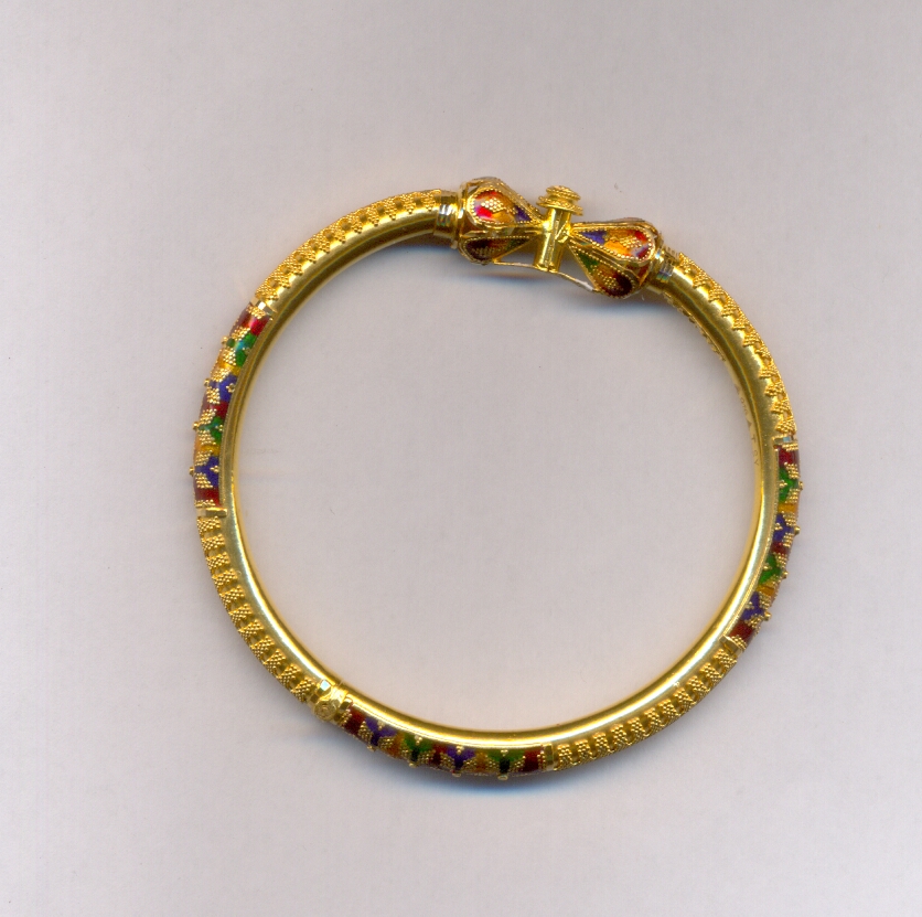 GOLD BANGLE PLAIN FANCY