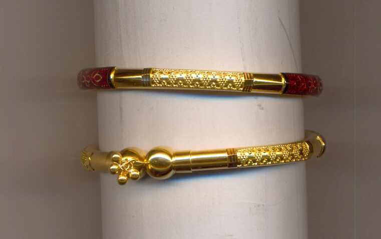 GOLD BANGLE PLAIN FANCY