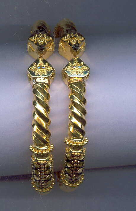 GOLD BANGLE PLAIN FANCY