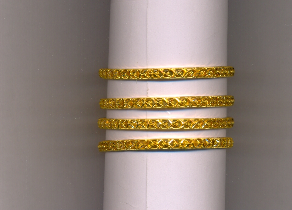 GOLD BANGLE PLAIN FANCY