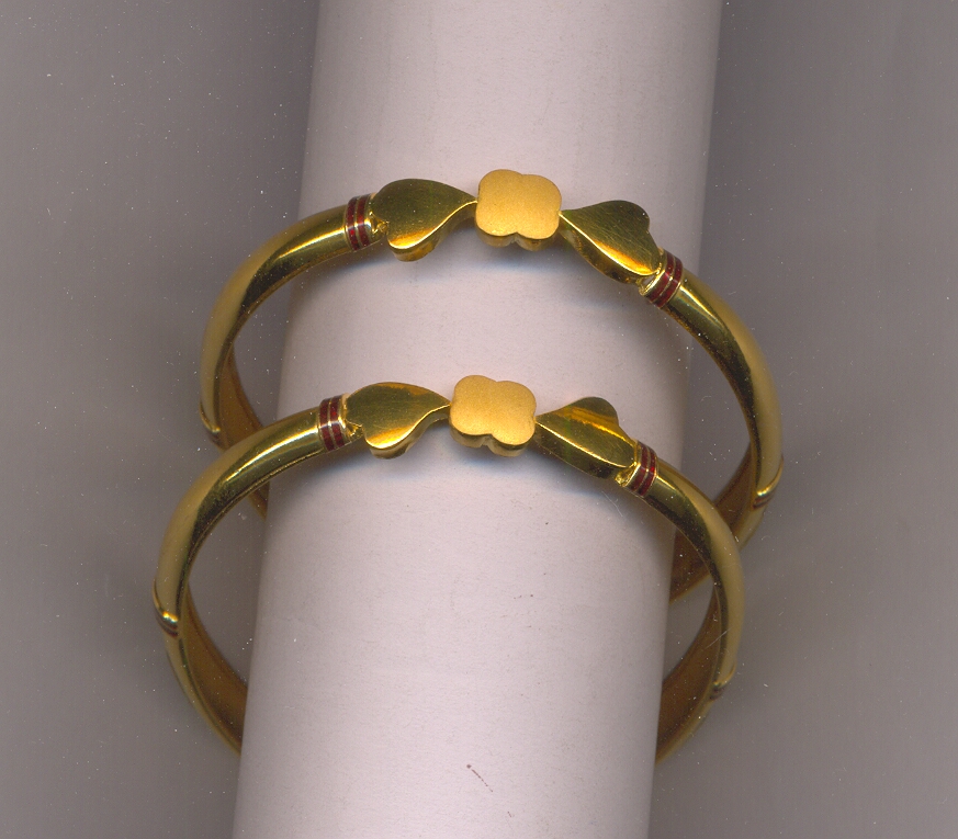 GOLD BANGLE PLAIN FANCY