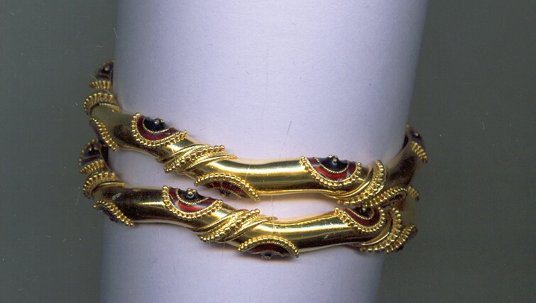 GOLD BANGLE PLAIN FANCY