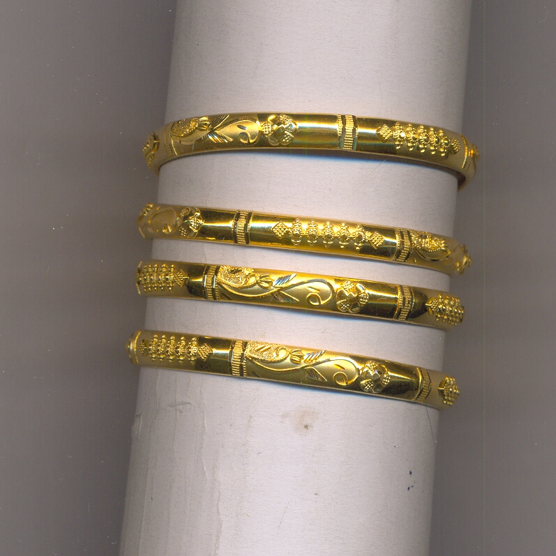 GOLD BANGLE PLAIN FANCY