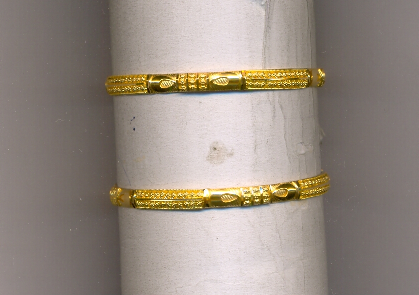 GOLD BANGLE PLAIN FANCY