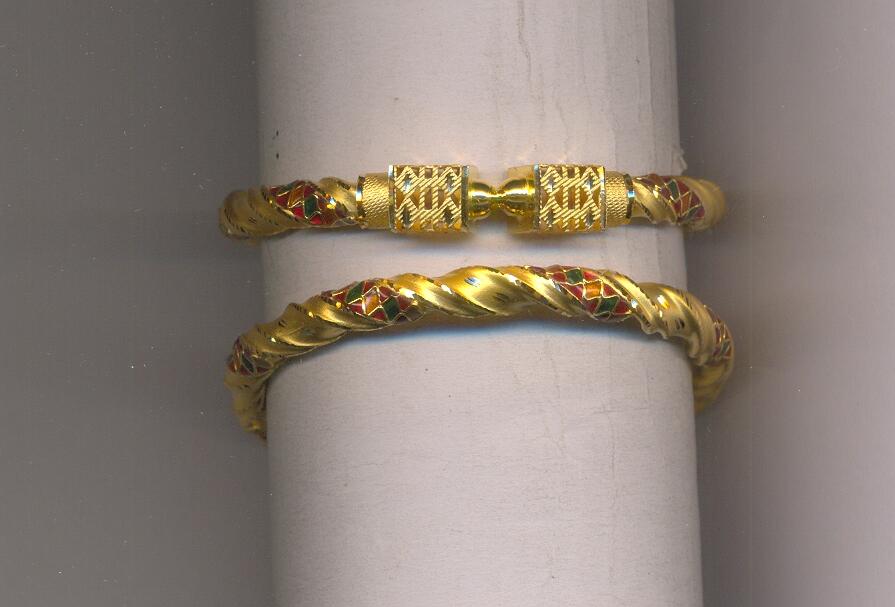 GOLD BANGLE PLAIN FANCY