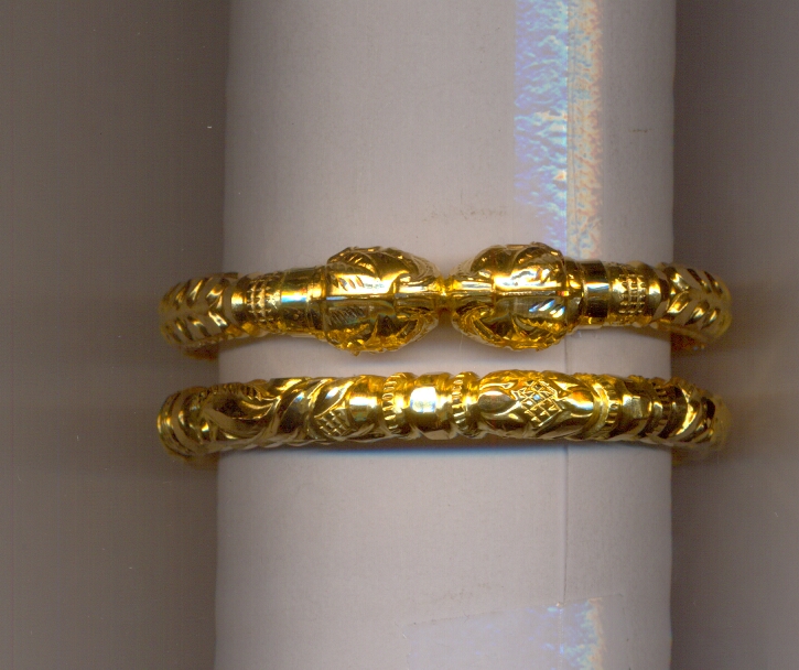 GOLD BANGLE PLAIN FANCY