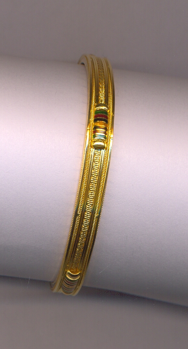 GOLD BANGLE PLAIN FANCY