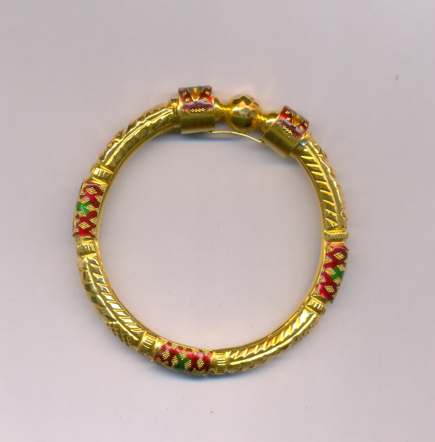 GOLD BANGLE PLAIN FANCY