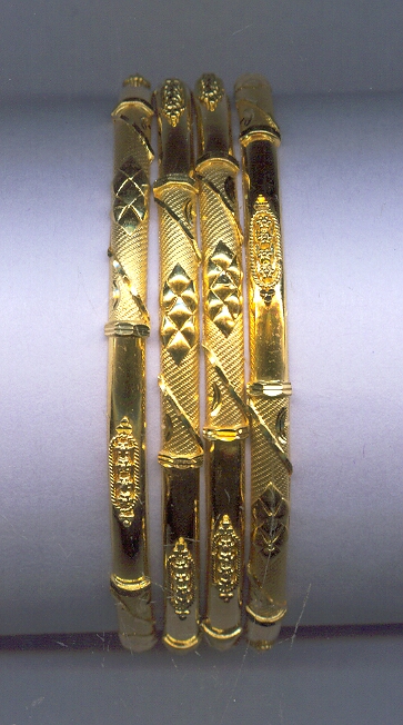 GOLD BANGLE PLAIN FANCY