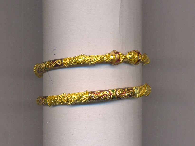 GOLD BANGLE PLAIN FANCY