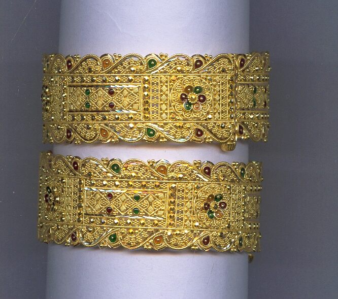 GOLD BANGLE PLAIN FANCY