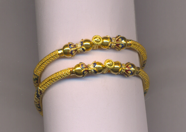 GOLD BANGLE PLAIN FANCY
