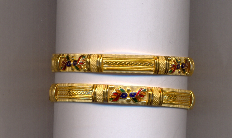 GOLD BANGLE PLAIN FANCY