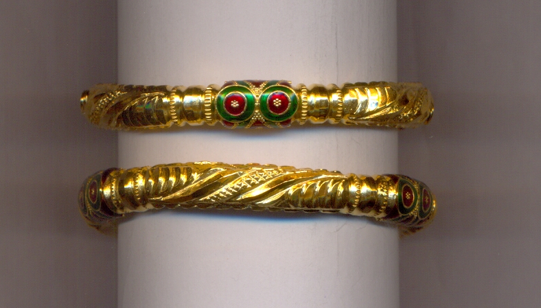 GOLD BANGLE PLAIN FANCY