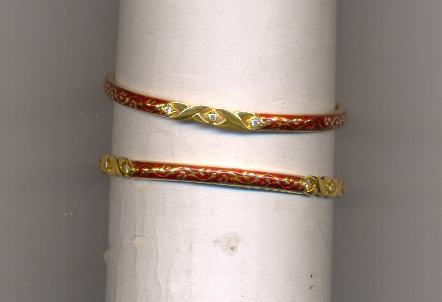 GOLD BANGLE PLAIN FANCY
