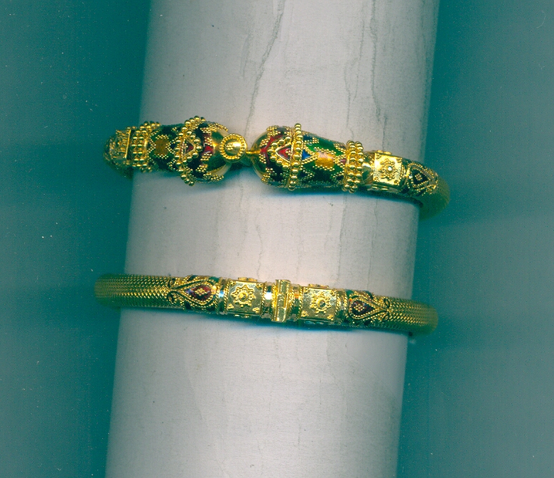 GOLD BANGLE PLAIN FANCY