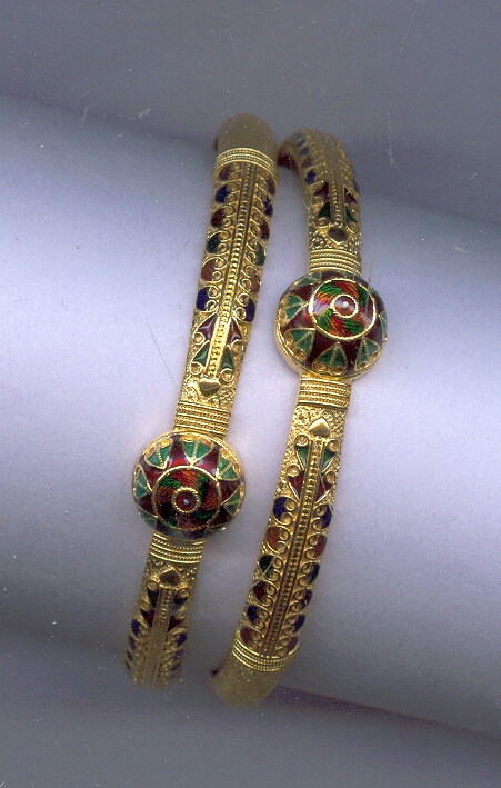 GOLD BANGLE PLAIN FANCY