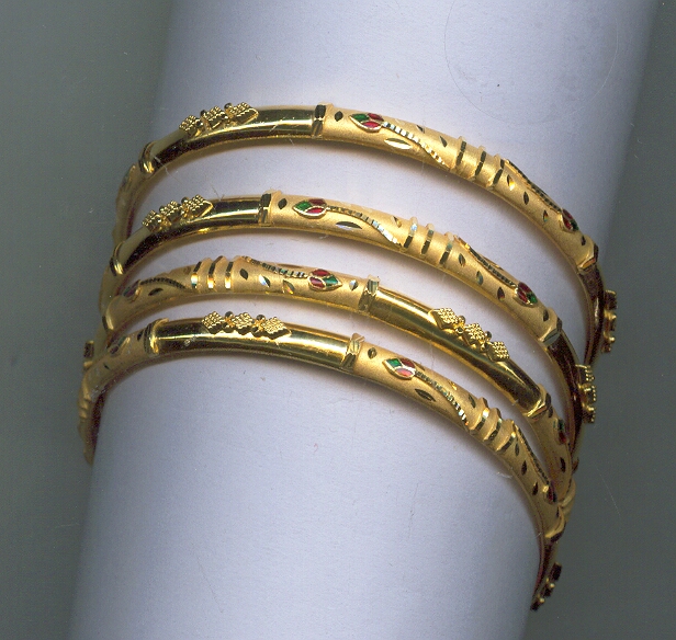 GOLD BANGLE PLAIN FANCY