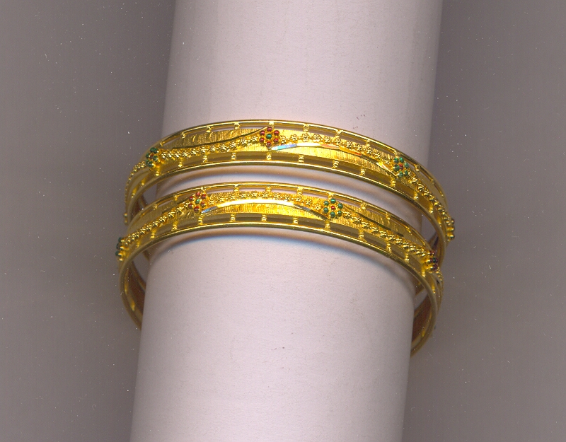 GOLD BANGLE PLAIN FANCY