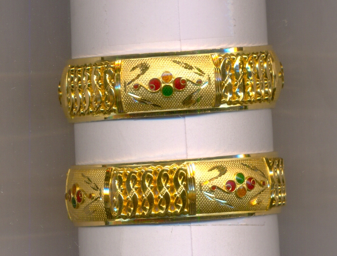 GOLD BANGLE PLAIN FANCY