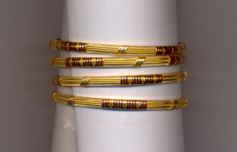 GOLD BANGLE PLAIN FANCY