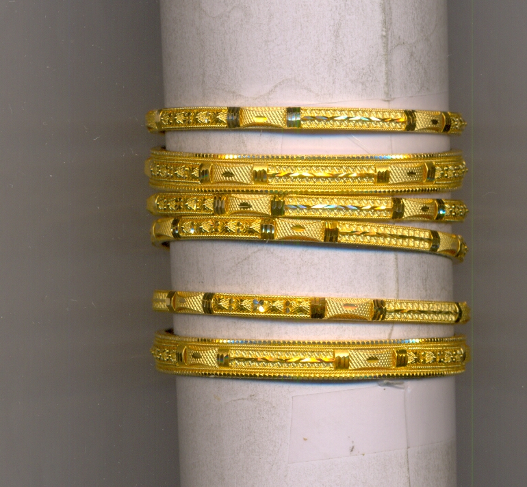 GOLD BANGLE PLAIN FANCY