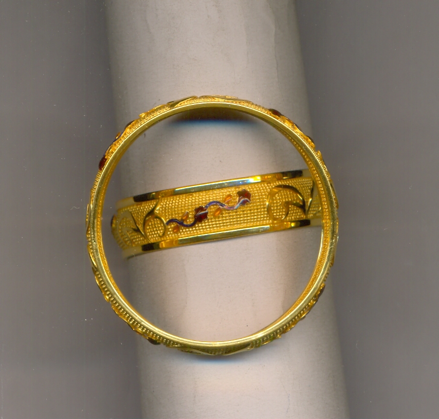 GOLD BANGLE PLAIN FANCY