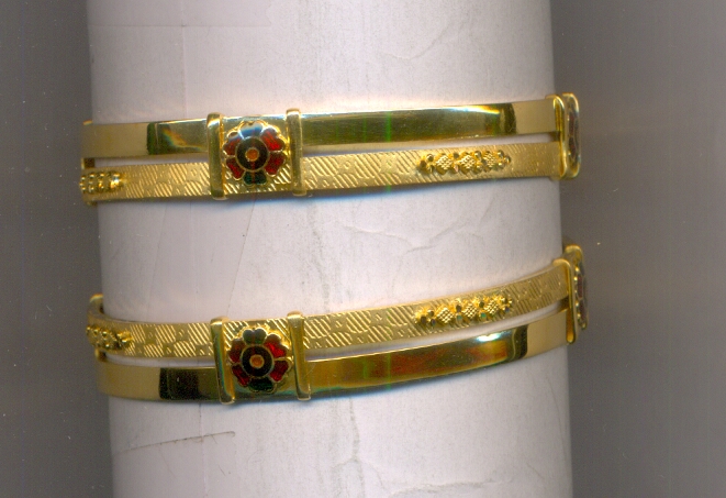 GOLD BANGLE PLAIN FANCY