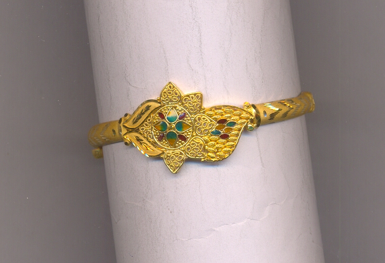 GOLD BANGLE PLAIN FANCY