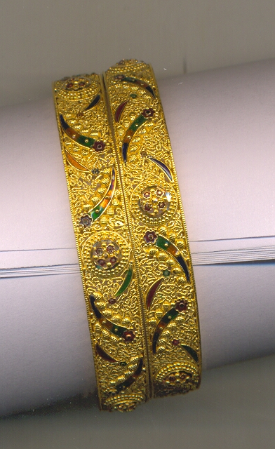 GOLD BANGLE PLAIN FANCY