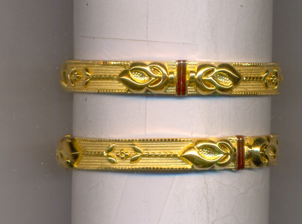 GOLD BANGLE PLAIN FANCY