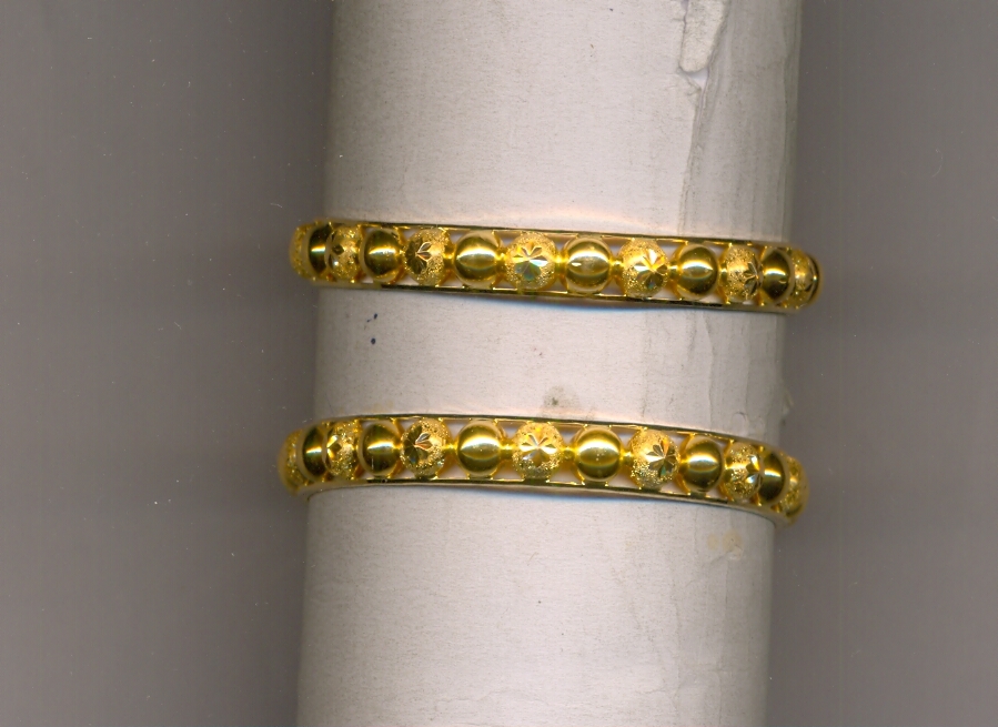GOLD BANGLE PLAIN FANCY