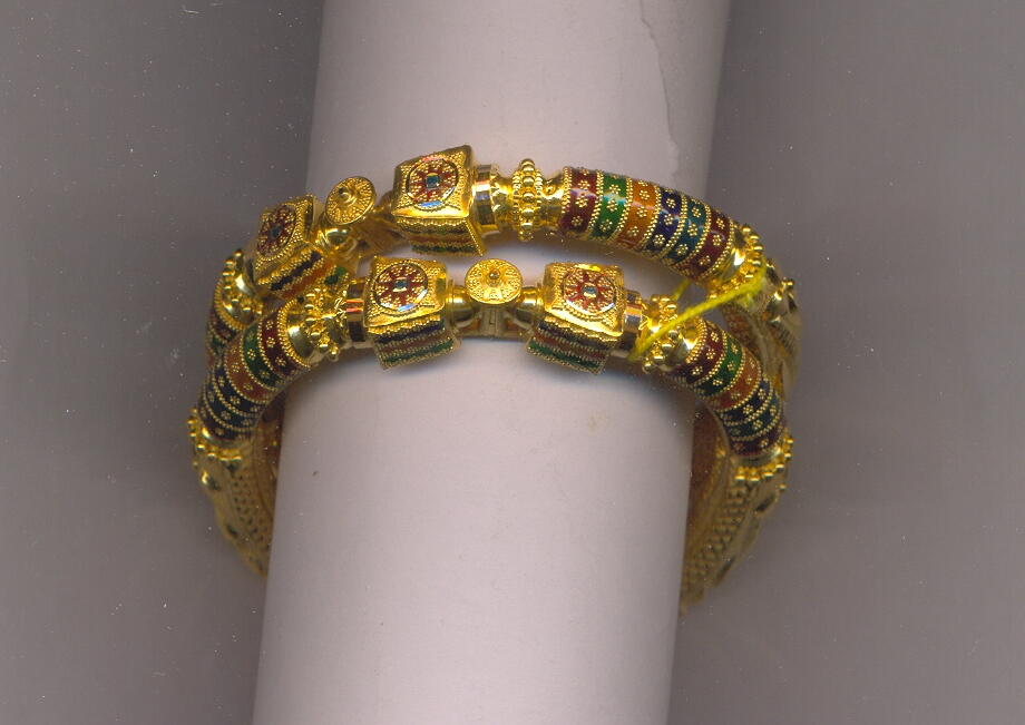 GOLD BANGLE PLAIN FANCY