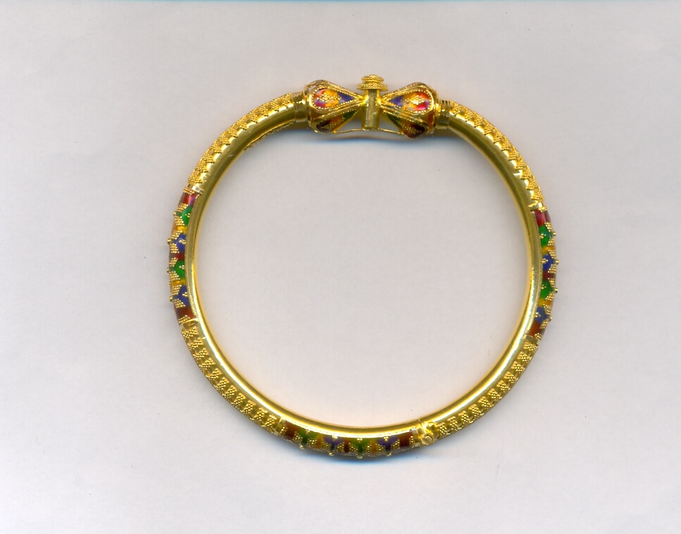 GOLD BANGLE PLAIN FANCY