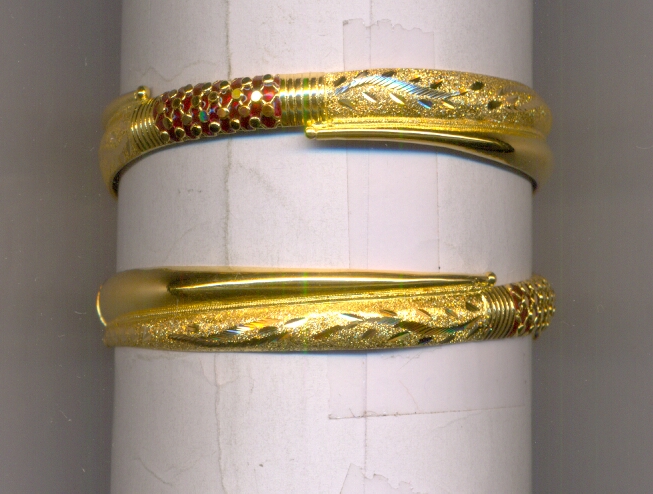 GOLD BANGLE PLAIN FANCY