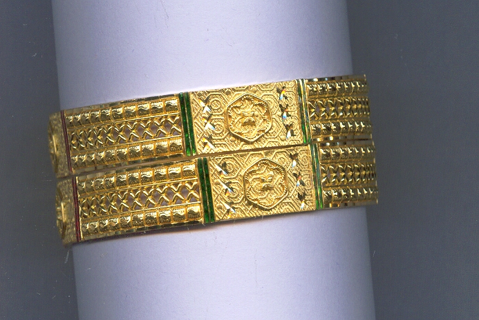 GOLD BANGLE PLAIN FANCY