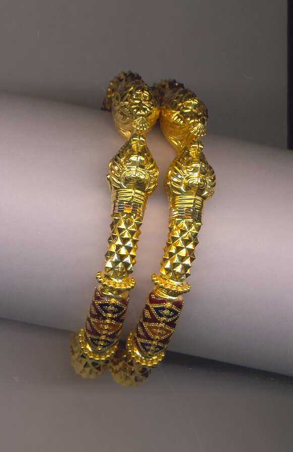 GOLD BANGLE PLAIN FANCY