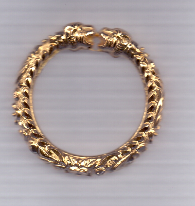 GOLD BANGLE PLAIN FANCY