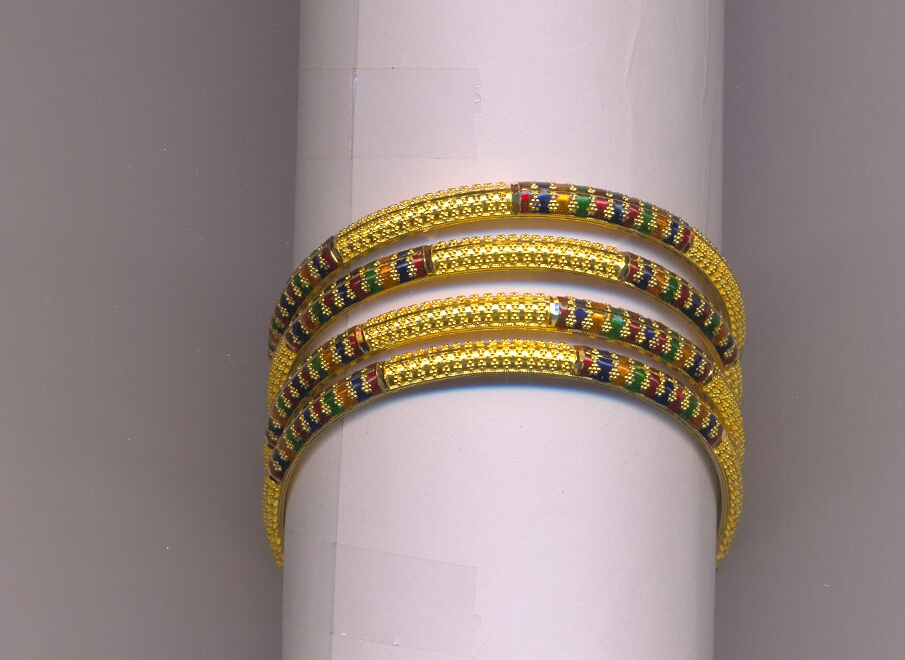 GOLD BANGLE PLAIN FANCY