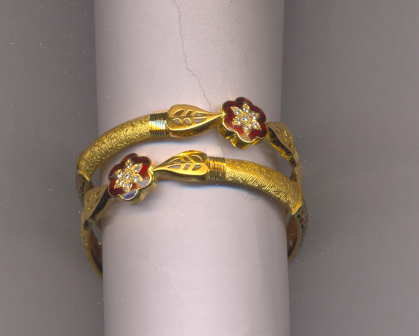 GOLD BANGLE PLAIN FANCY