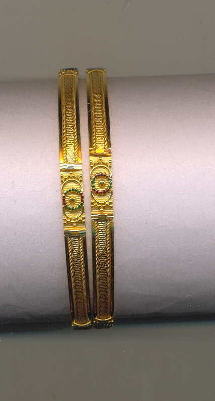 GOLD BANGLE PLAIN FANCY