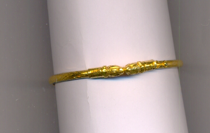 GOLD BANGLE PLAIN FANCY