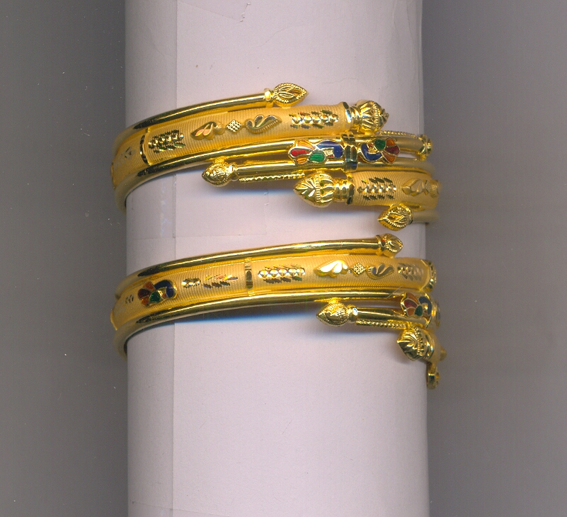 GOLD BANGLE PLAIN FANCY