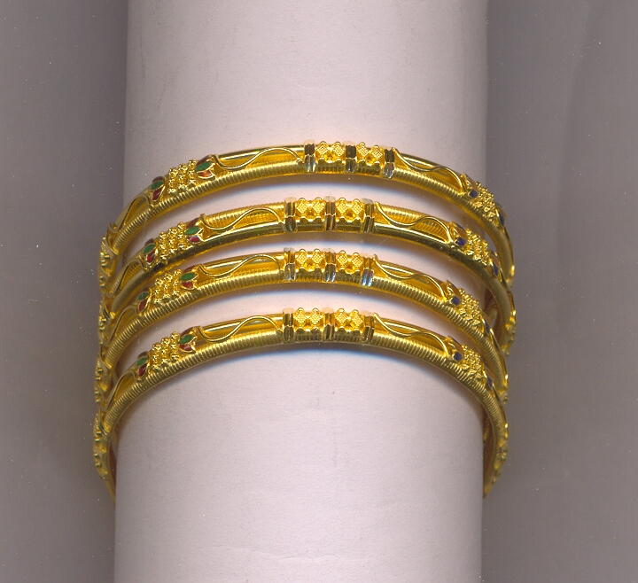 GOLD BANGLE PLAIN FANCY