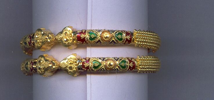 GOLD BANGLE PLAIN FANCY