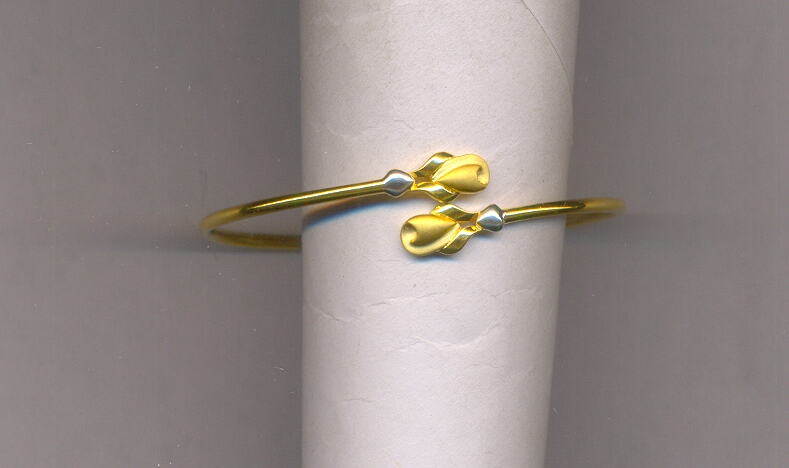 GOLD BANGLE PLAIN FANCY