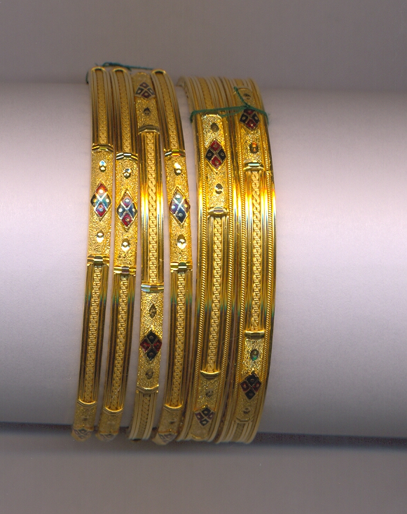 GOLD BANGLE PLAIN FANCY