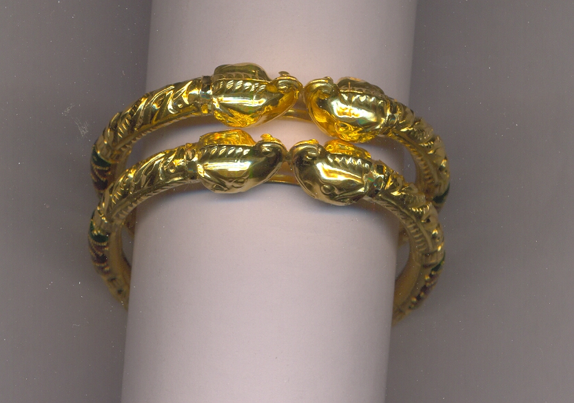 GOLD BANGLE PLAIN FANCY