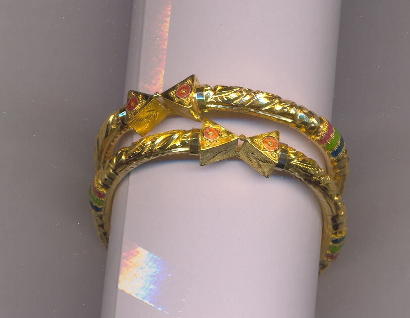 GOLD BANGLE PLAIN FANCY